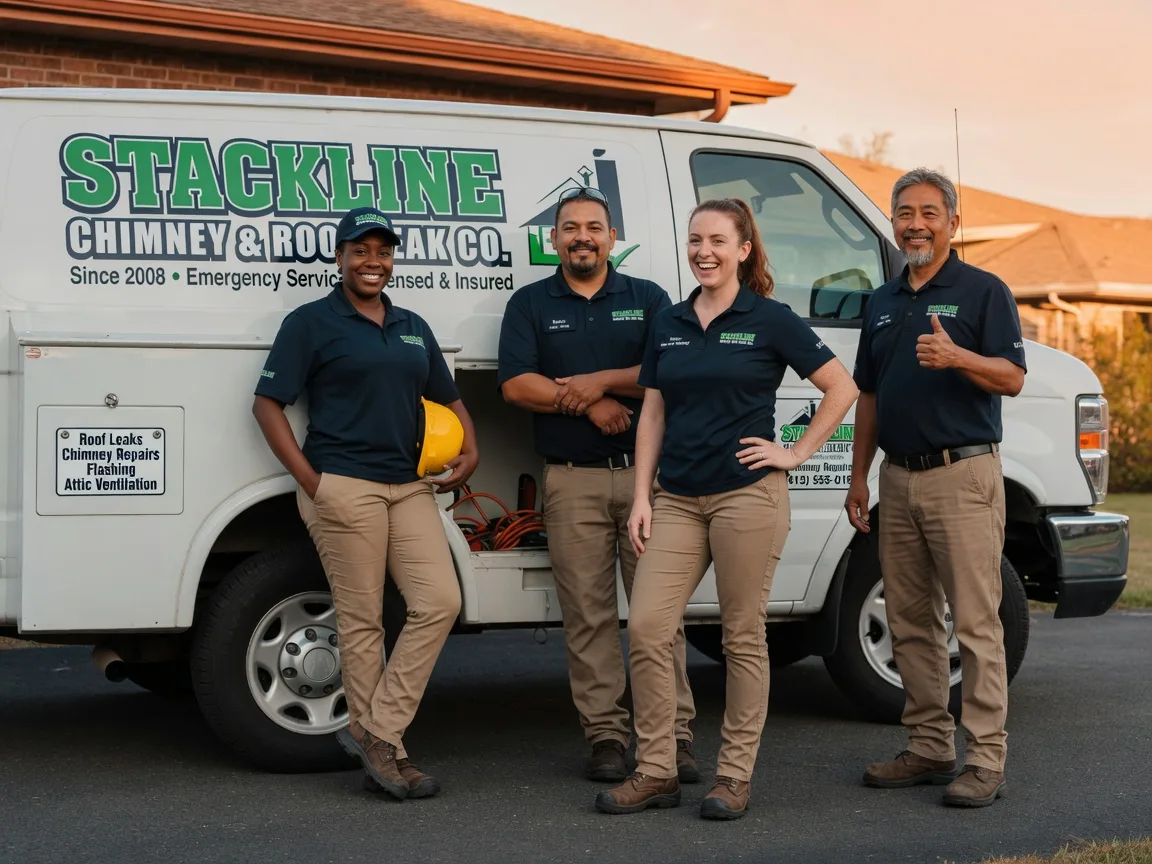 Chimney flashing repair company in Dowling, MI